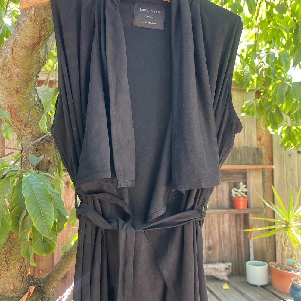 Love Tree Black Midi Dress